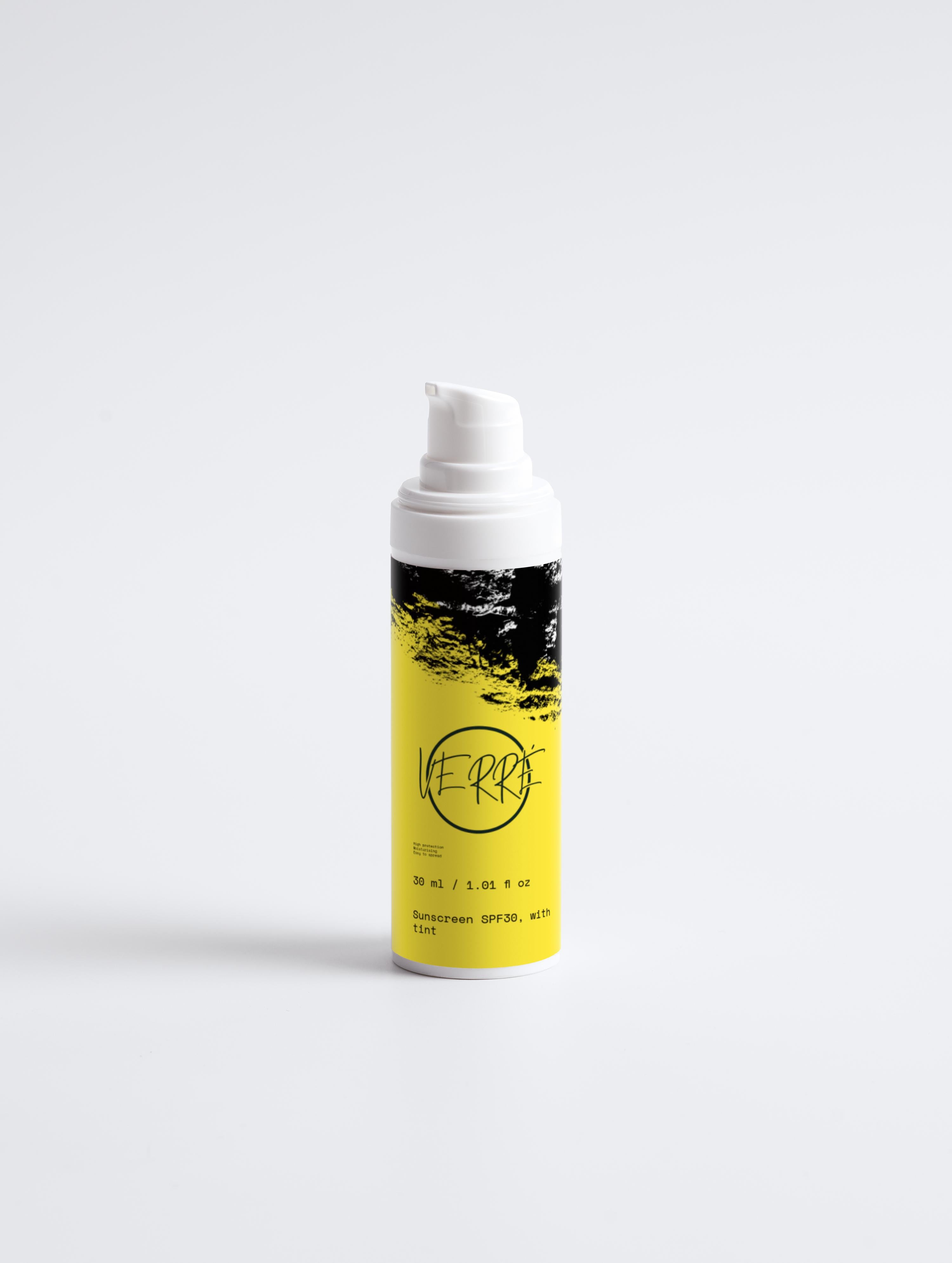 Sunscreen SPF30, with tint