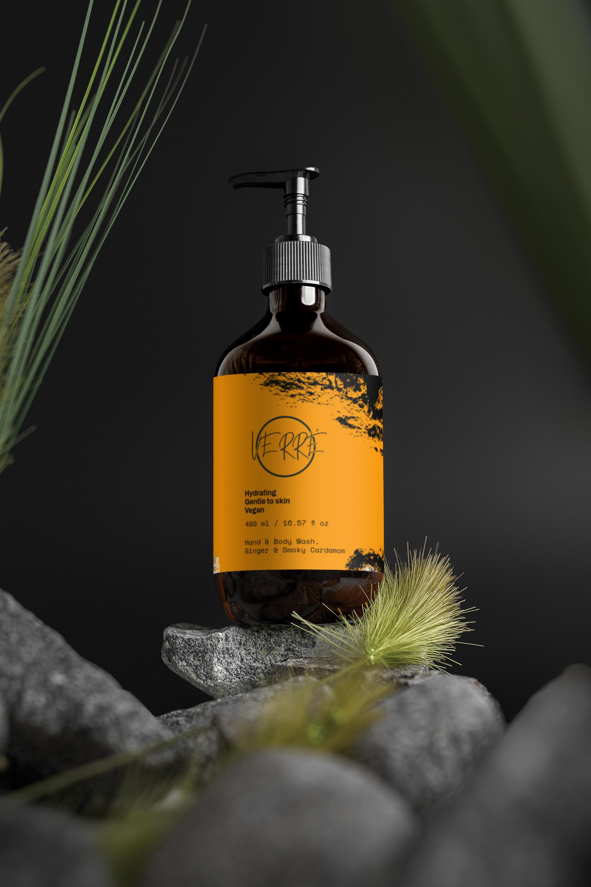 Hand & Body Wash, Ginger & Smoky Cardamom