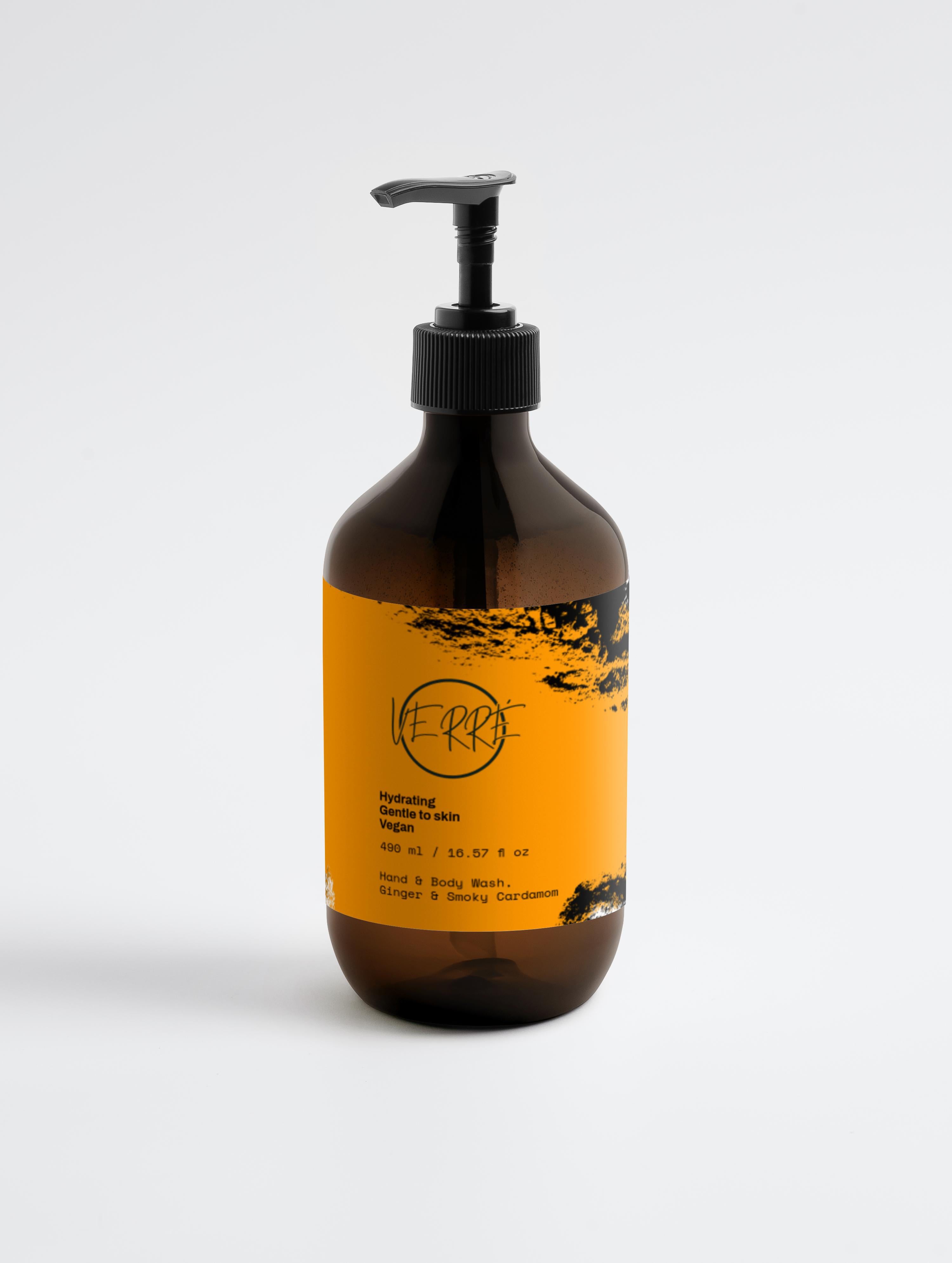 Hand & Body Wash, Ginger & Smoky Cardamom