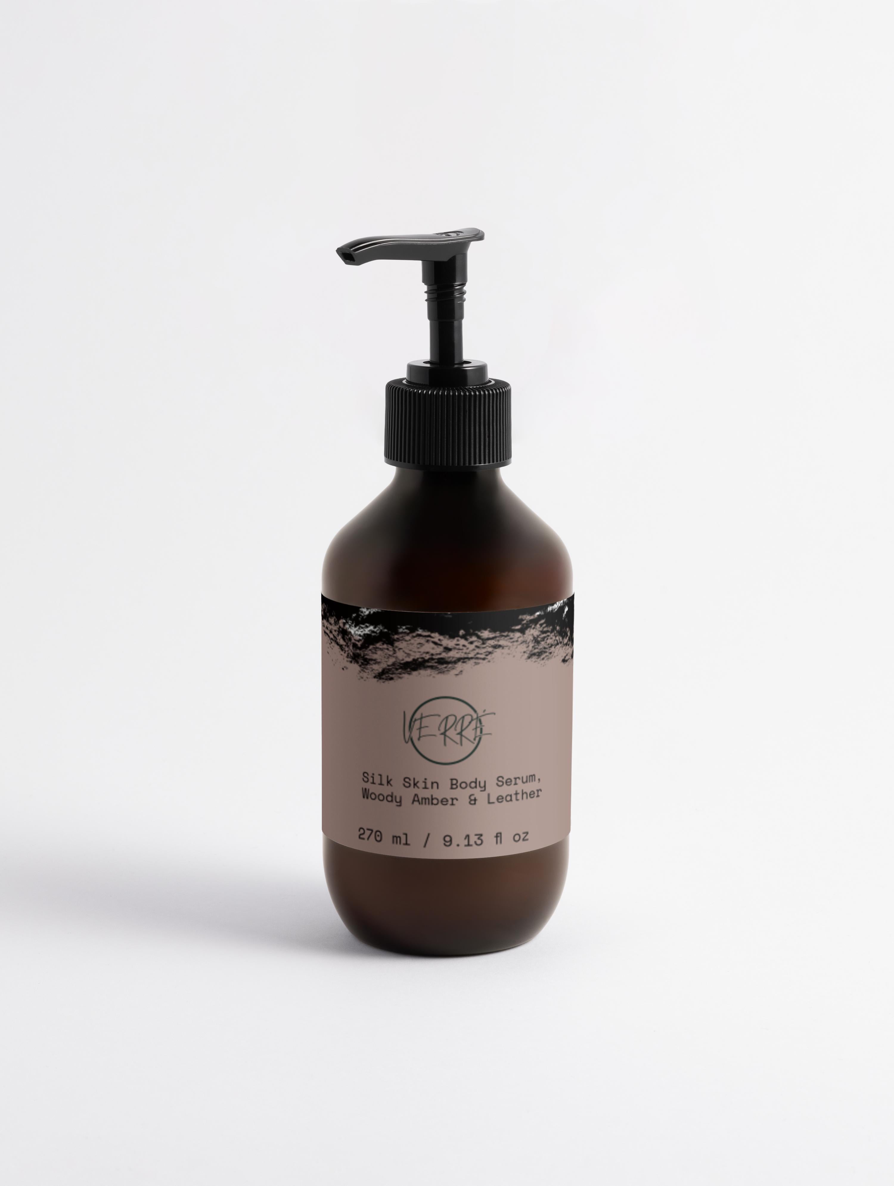 Silk Skin Body Serum, Woody Amber & Leather